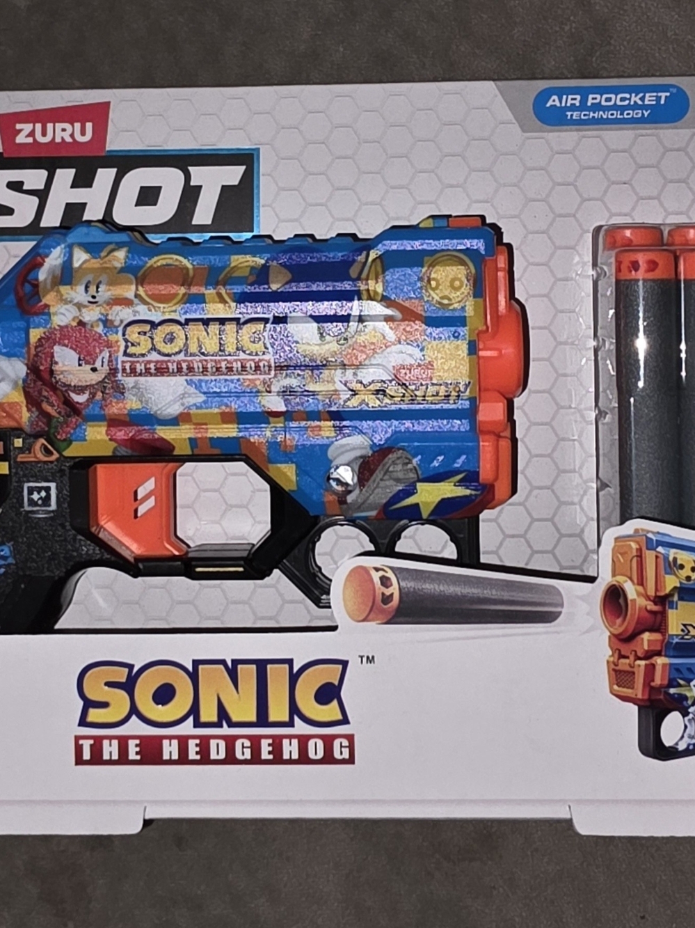 Sonic the Hedgehog Zuru X-Shot Mini Foam Blaster